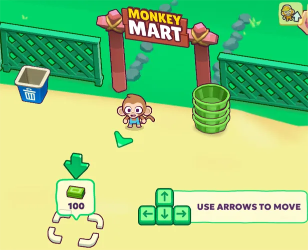 Monkey Mart gameplay screenshot