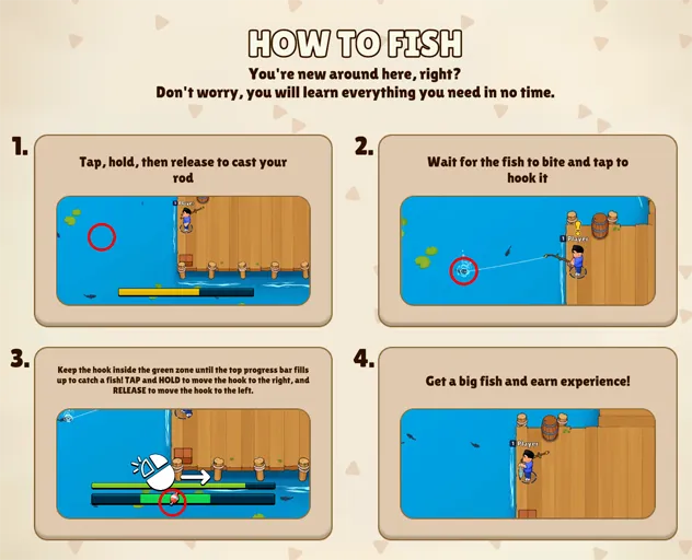 Fishing Ton lesson for casting, hooking a bite, and keeping the hook in the green